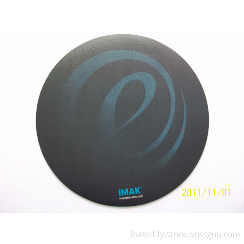 Hard Surface Mouse Pad with Skidproof Rubber Back Side